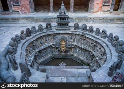 Bath place of the kings of Patan, Napal