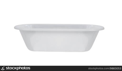 bathtub isolated on white background. bathtub