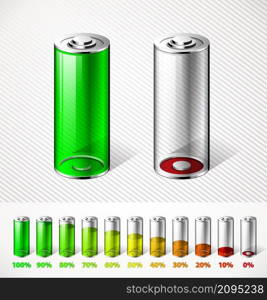 Battery charge - energy concept