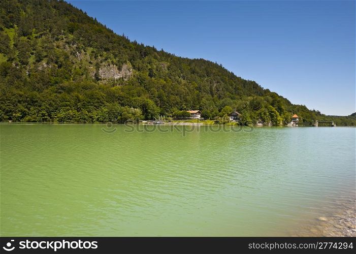 Bavarian Lake Saalachsee, Germany