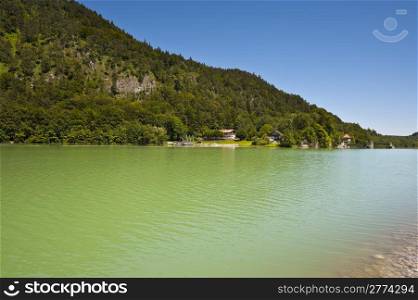 Bavarian Lake Saalachsee, Germany