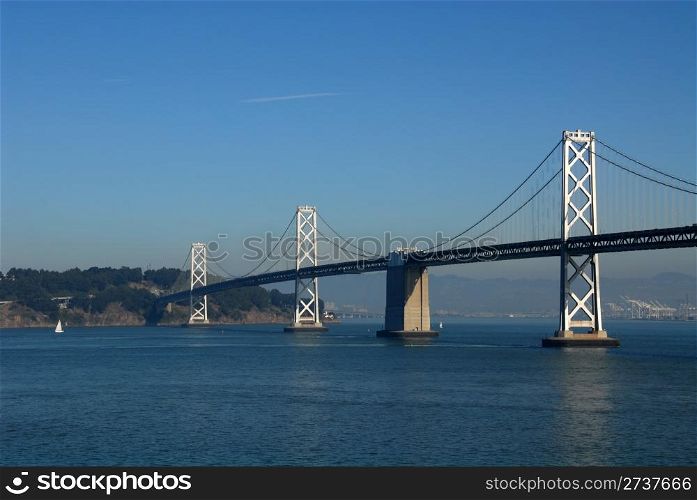 Bay Bridge & Treasure Island from San Fransisco, California
