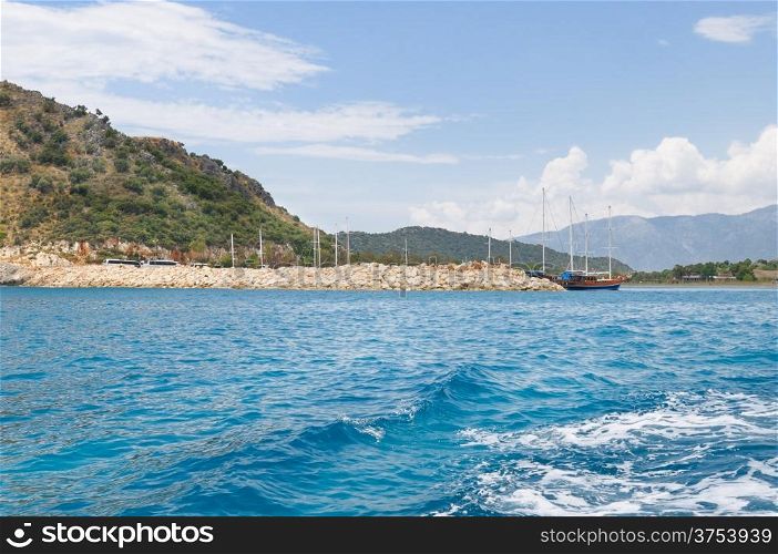 bay in the mediterranean for yachts