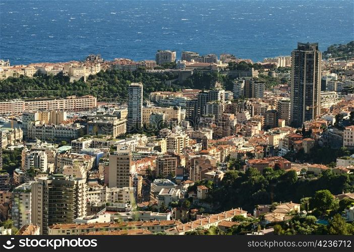 Bay of Monaco and Monte Carlo.Yachts and Ships