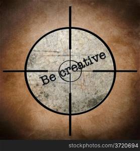 Be creative target