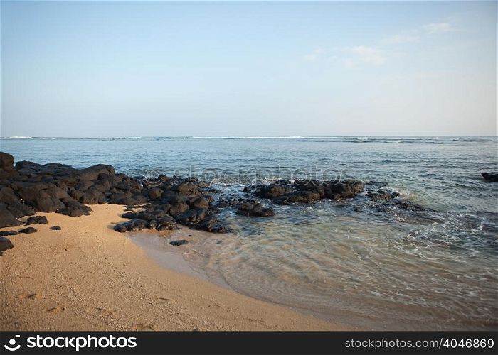 Beach and sea in hawaii
