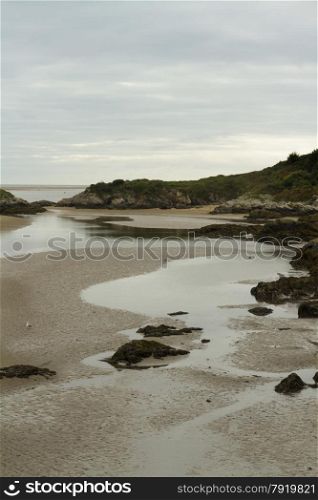 Beach at Borth y Gest, near Porthmadog, Gwynedd, Wales, United Kingdom.