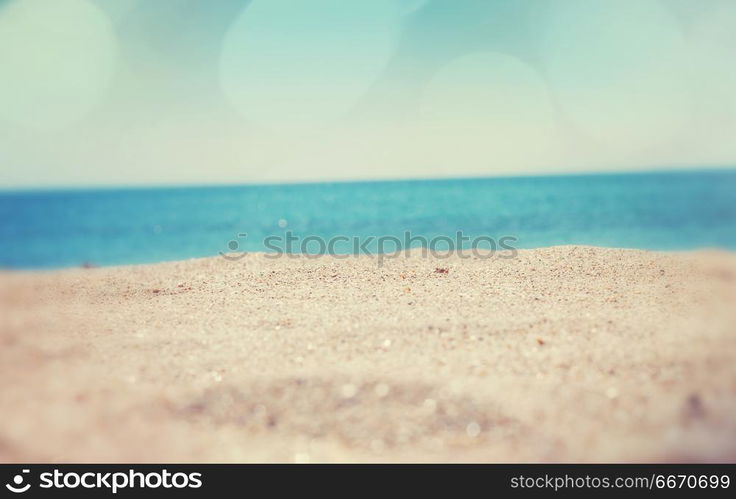 Beach background. Blurred beach background.