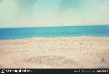 Beach background. Blurred beach background.