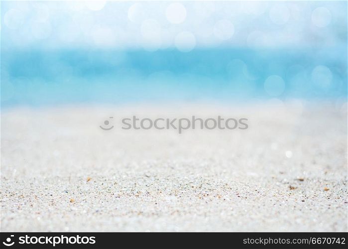 Beach background. Blurred beach background.