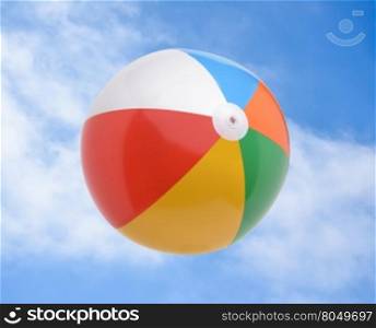 beach ball in the sky