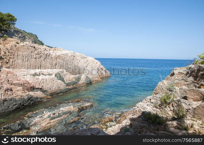 Beach Begur on the Costa Brava, Catalonia