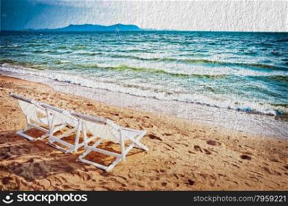 Beach chair Pattaya, Thailand