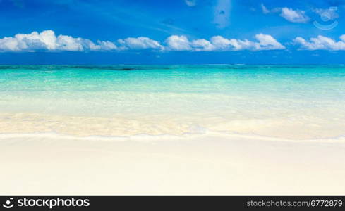 beach in Maldives and blue lagoon