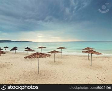 beach in peninsula Kassandra,Greece