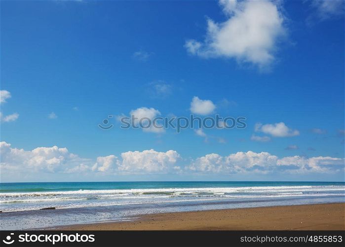 Beach on the ocean coast
