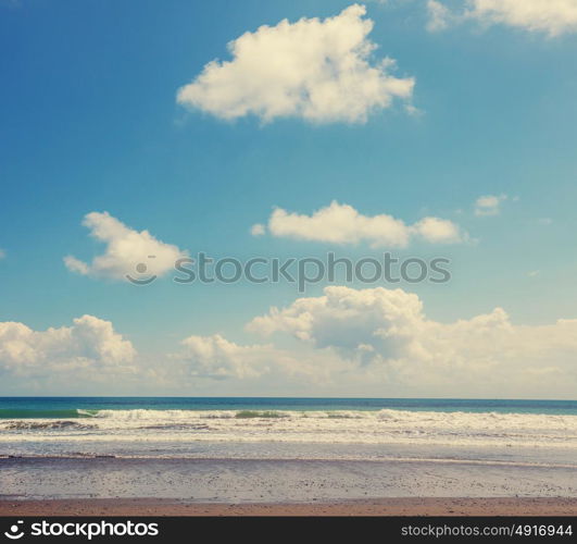 Beach on the ocean coast