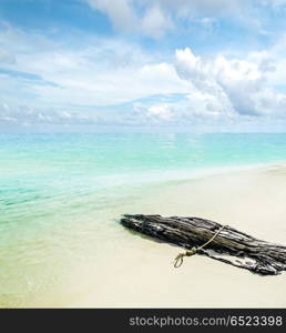 Beach panorama background. Beach panorama. Tropical summer landscape day background. Beach panorama background