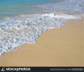beach sand and tropical sea