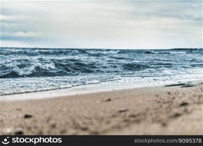 beach sand sea ocean ebb waves
