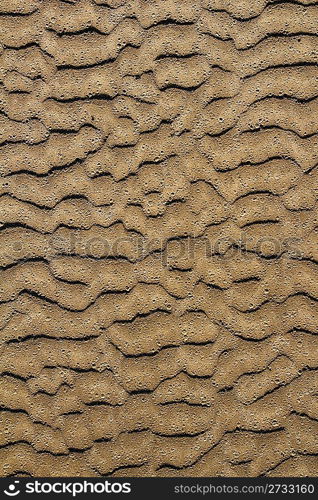 beach sand waves pattern texture brown wet color background