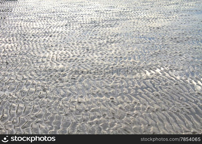 Beach sand waves warm texture pattern background