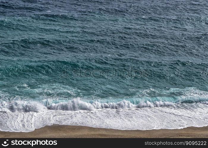beach sea waves ocean water sand
