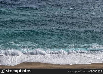 beach sea waves ocean water sand