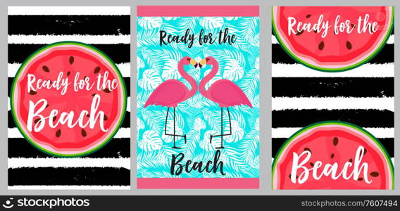 Beach towels design template. Vector Illustration EPS10. Beach towels design template. Vector Illustration