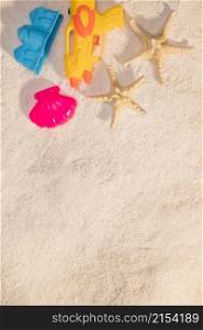 beach toys starfish sand