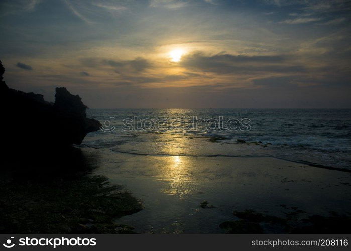 beach view summer holiday sunset photo. beach view summer holiday sunset