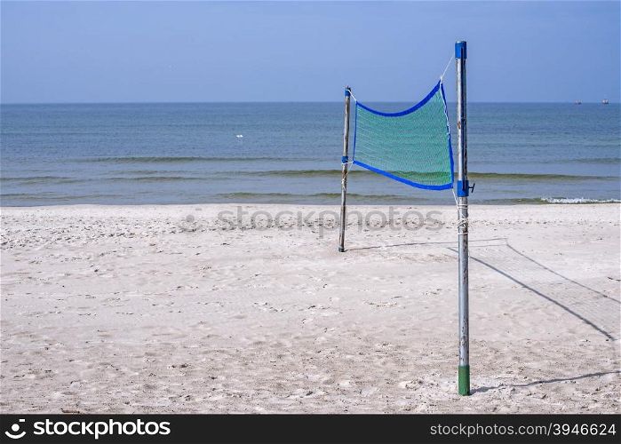 Beach-Volleyball field at a beach