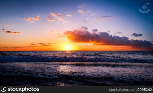 beach waves sunset sunrise sun