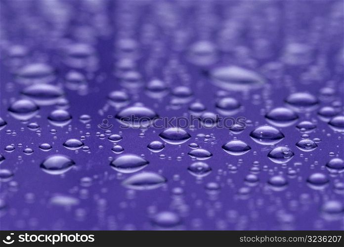 Beaded Drops of Water