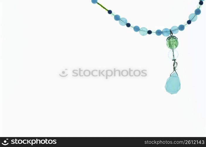 Beaded jewelry isoilated on a white background