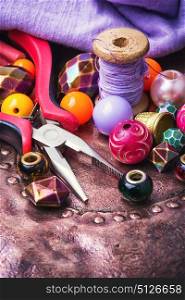 beads and decorations for needlework