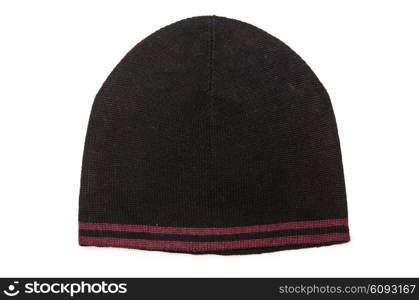 Beanie hat isolated on the white background