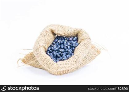 Beans in sack