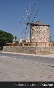 beatiful windmill in Antimahia (Kos), Greece