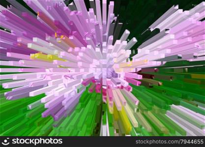 Beautiful abstract art background, block and line pattern