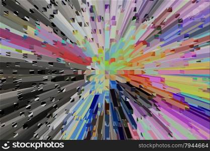 Beautiful abstract art background, block and line pattern