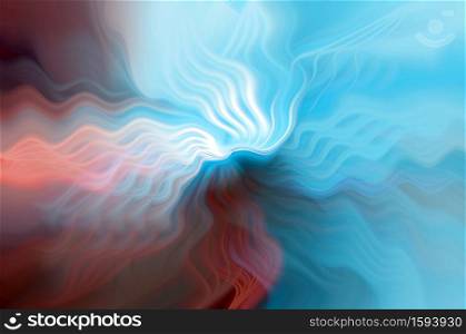 Beautiful Abstract Background. Colorful Wavy Floral Graphic modern art. Digital fantasy effect. Trendy desktop wallpaper. Futuristic Fractal Pattern can be use for banner design. Wavy Lines Leaf