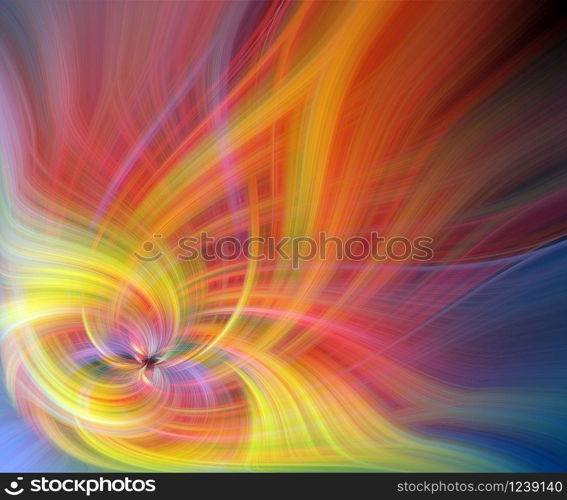 Beautiful Abstract Background. Graphic modern art. Colorful Floral Fractal Abstract Art. Digital fantasy effect. Trendy desktop wallpaper. Futuristic Computer Generated Fractal Pattern banner design