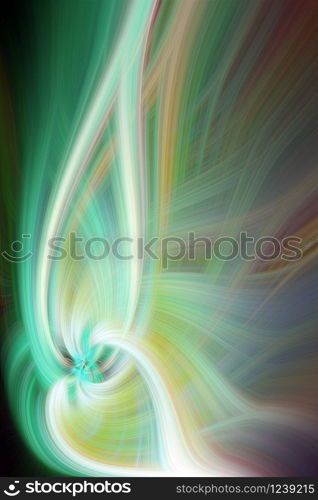 Beautiful Abstract Background. Graphic modern art. Colorful Floral Fractal Abstract Art. Digital fantasy effect. Trendy desktop wallpaper. Futuristic Computer Generated Fractal Pattern banner design