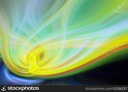 Beautiful Abstract Background. Graphic modern art. Colorful Floral Fractal Abstract Art. Digital fantasy effect. Trendy desktop wallpaper. Futuristic Computer Generated Fractal Pattern banner design