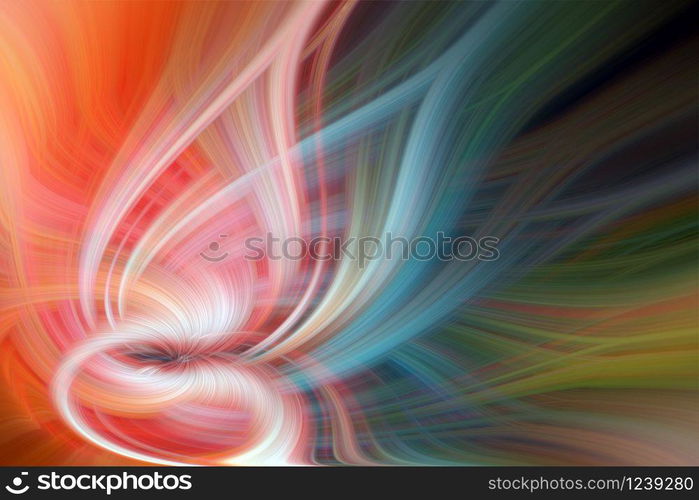 Beautiful Abstract Background. Graphic modern art. Colorful Floral Fractal Abstract Art. Digital fantasy effect. Trendy desktop wallpaper. Futuristic Computer Generated Fractal Pattern banner design