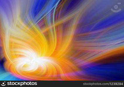 Beautiful Abstract Background. Graphic modern art. Colorful Floral Fractal Abstract Art. Digital fantasy effect. Trendy desktop wallpaper. Futuristic Computer Generated Fractal Pattern banner design