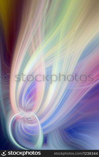 Beautiful Abstract Background. Graphic modern art. Colorful Floral Fractal Abstract Art. Digital fantasy effect. Trendy desktop wallpaper. Futuristic Computer Generated Fractal Pattern banner design