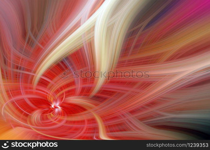 Beautiful Abstract Background. Graphic modern art. Colorful Floral Fractal Abstract Art. Digital fantasy effect. Trendy desktop wallpaper. Futuristic Computer Generated Fractal Pattern banner design