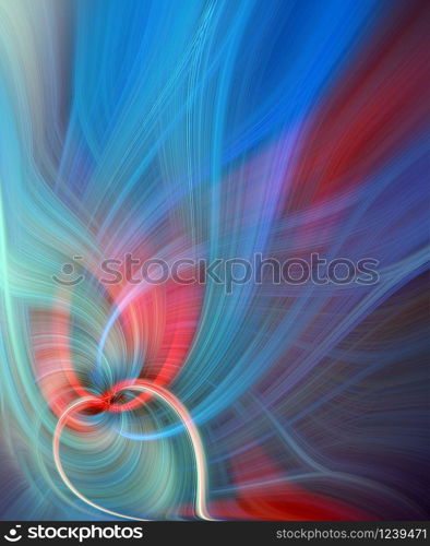 Beautiful Abstract Background. Graphic modern art. Colorful Floral Fractal Abstract Art. Digital fantasy effect. Trendy desktop wallpaper. Futuristic Computer Generated Fractal Pattern banner design